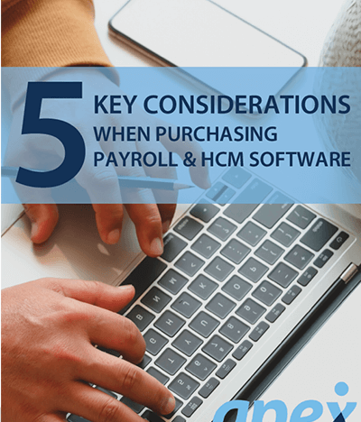5 Key considerations when purchasing payroll & HCM software